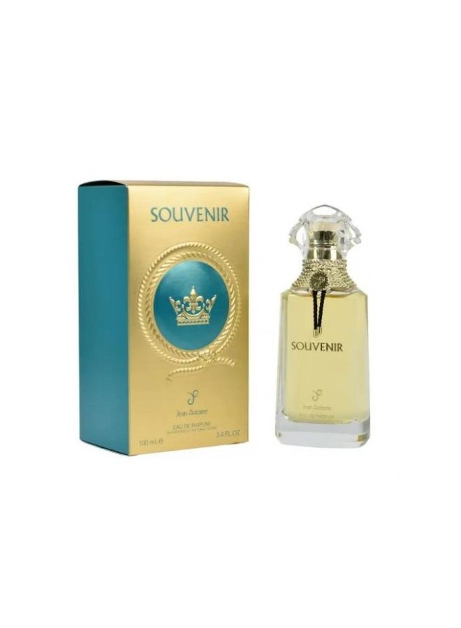 Jean Antoine Souvenir Eau De Parfum 100ml Unisex Perfume, Luxury Oriental Floral Fragrance, Long Lasting Scent with Citrus Bergamot Jasmine Rose Amber Musk Sandalwood, Premium EDP for Men and Women